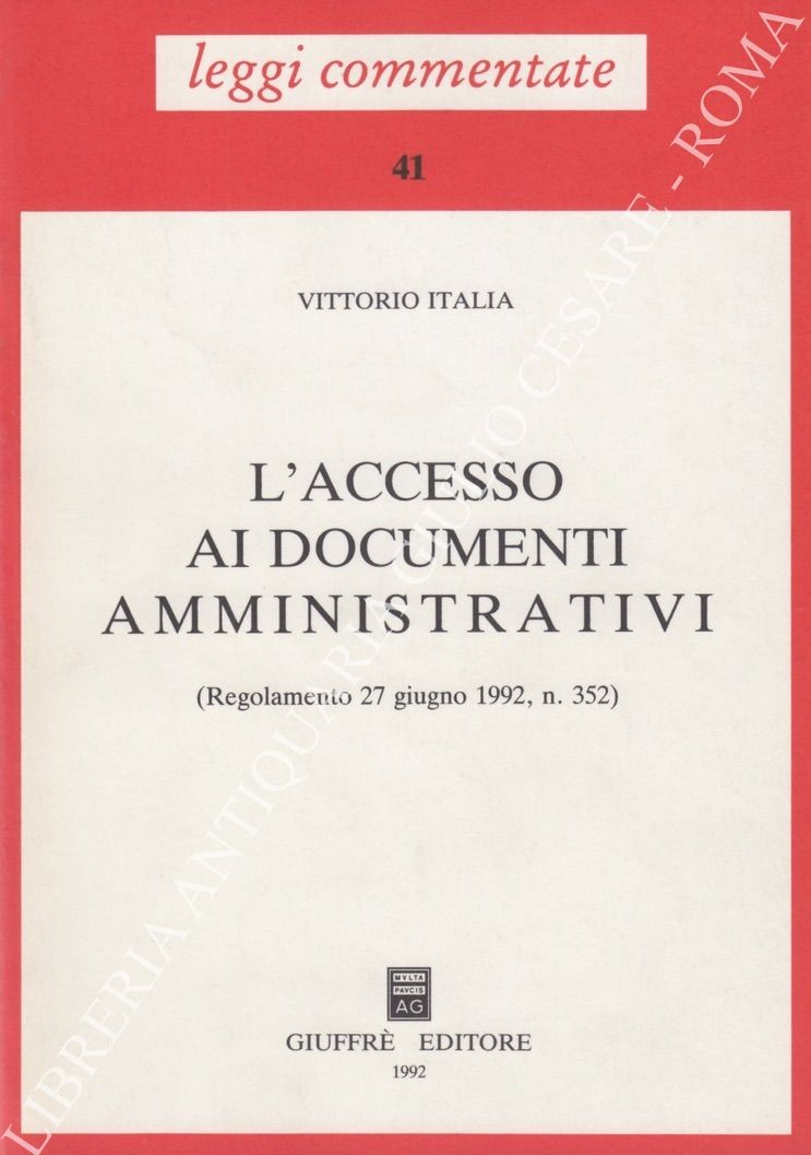 L'accesso ai documenti amministrativi