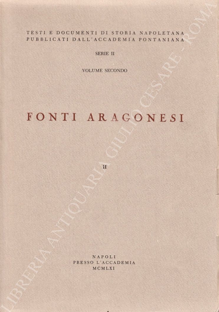 Fonti aragonesi Vol. II