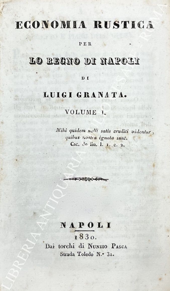 Economia rustica per lo Regno di Napoli