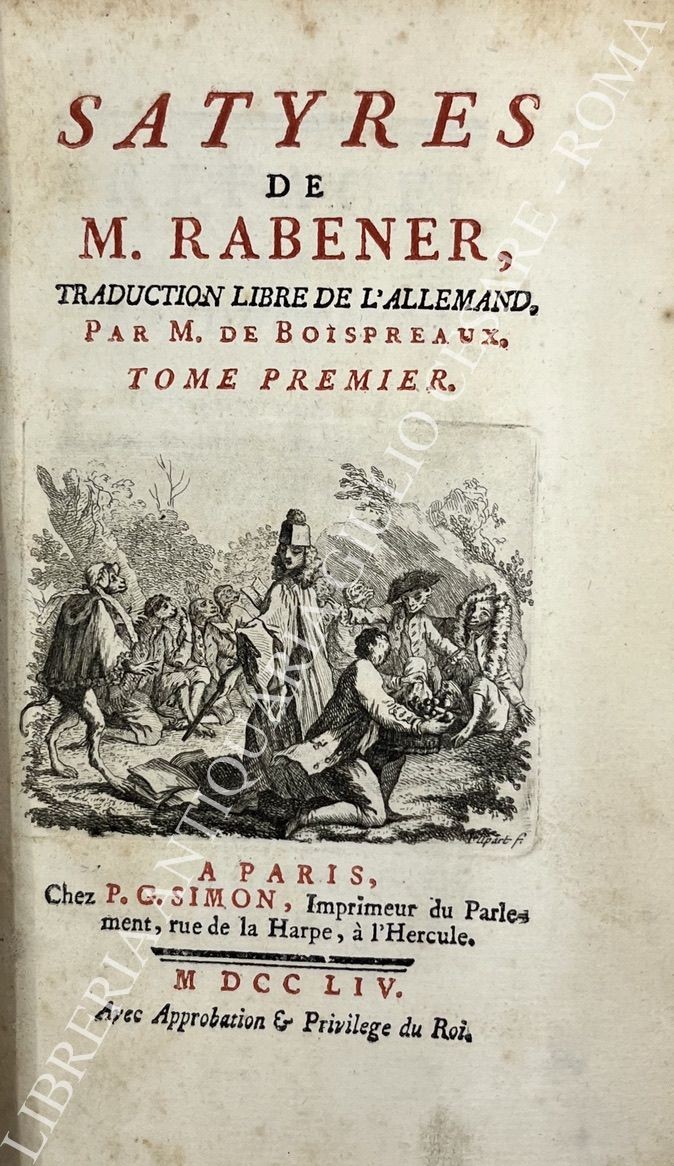 Satyres de M. Rabener