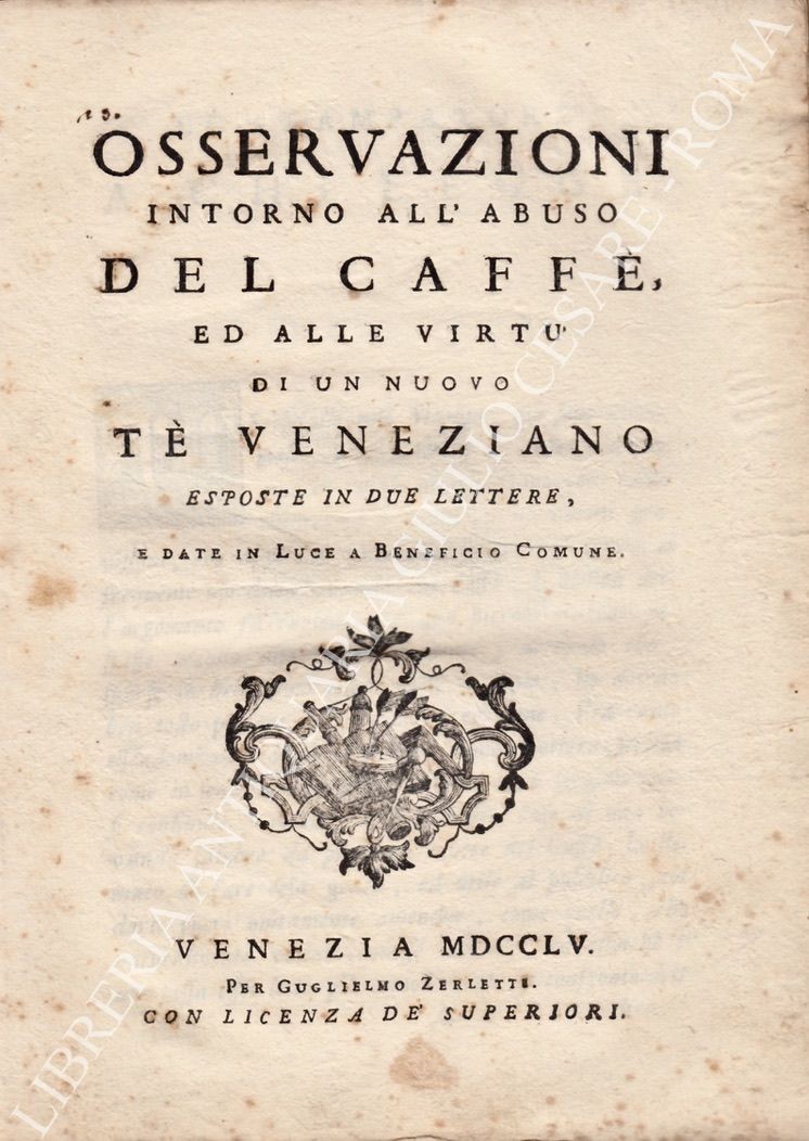 Osservazioni intorno all'abuso del caffè