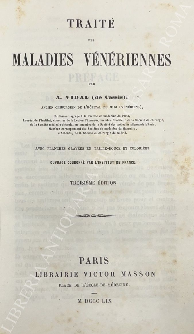 Traitè des maladies veneriennes