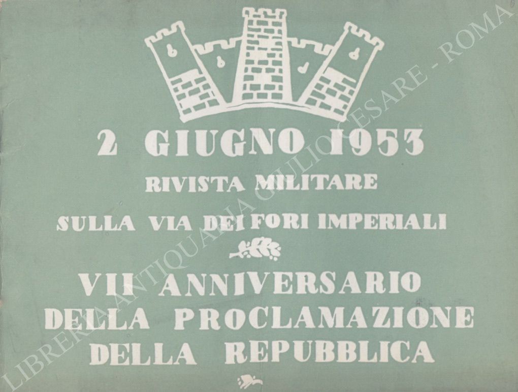 2 giugno 1953. Rivista militare