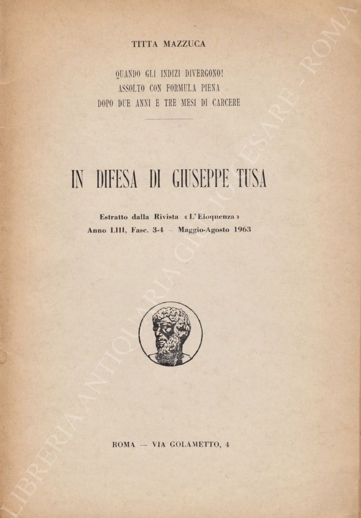 In difesa di Giuseppe Tusa