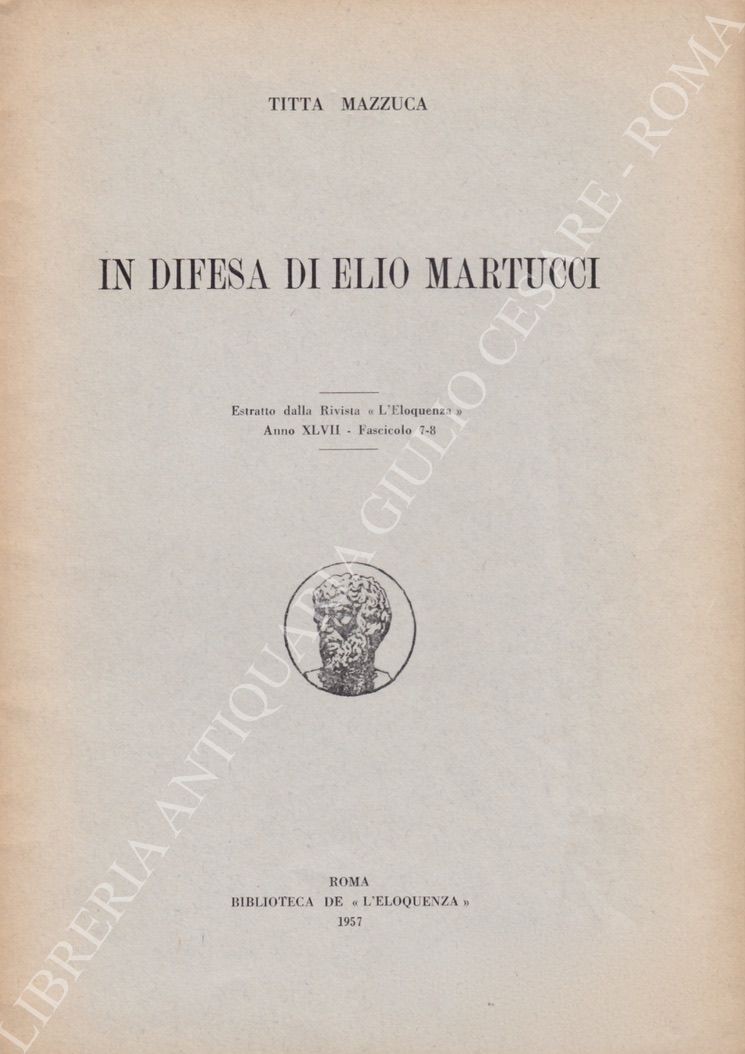In difesa di Elio Martucci
