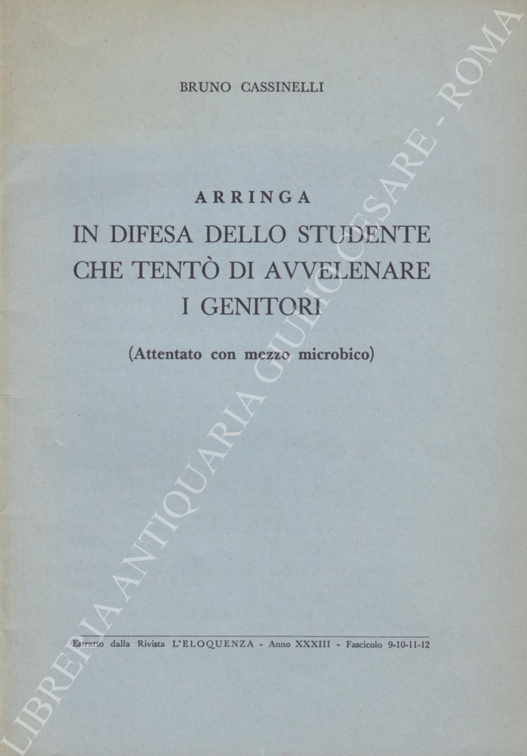 Arringa in difesa dello studente 