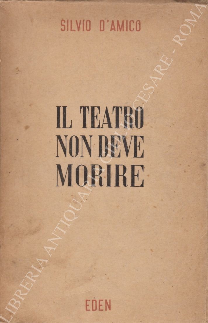 Il teatro non deve morire