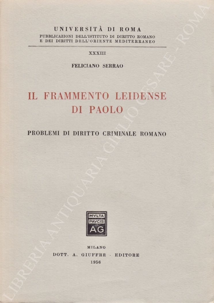 Il frammento leidense di Paolo