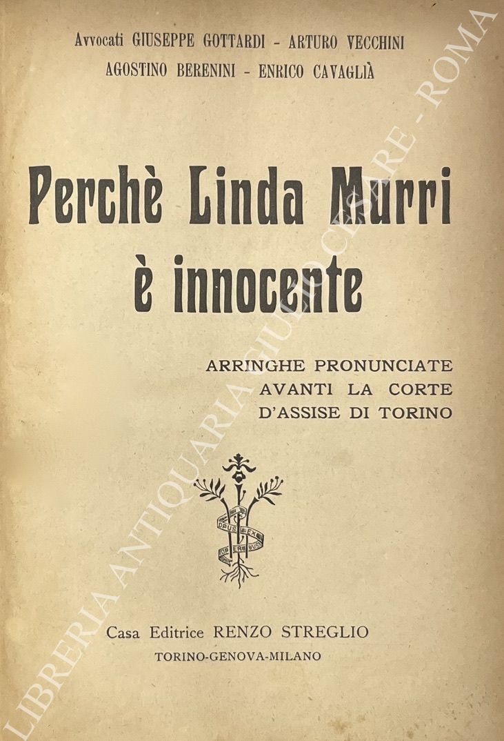 Perché Linda Murri è innocente. Arringhe