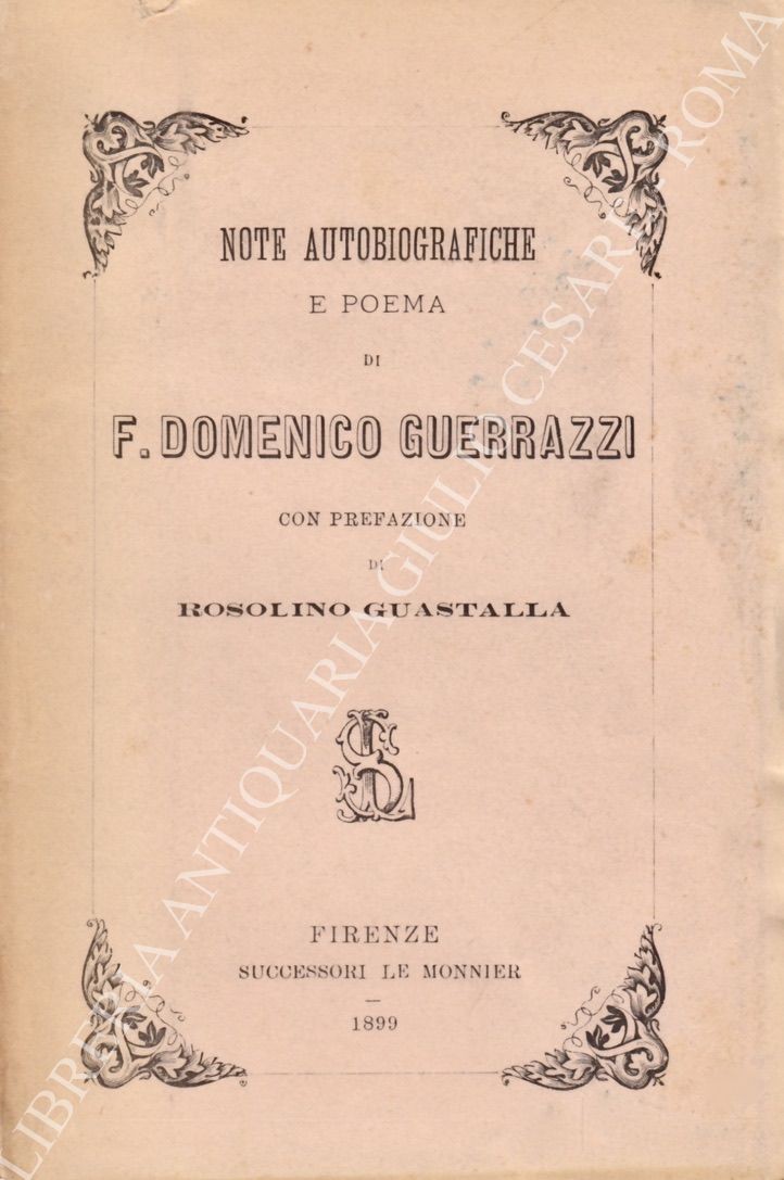 Note autobiografiche e poema