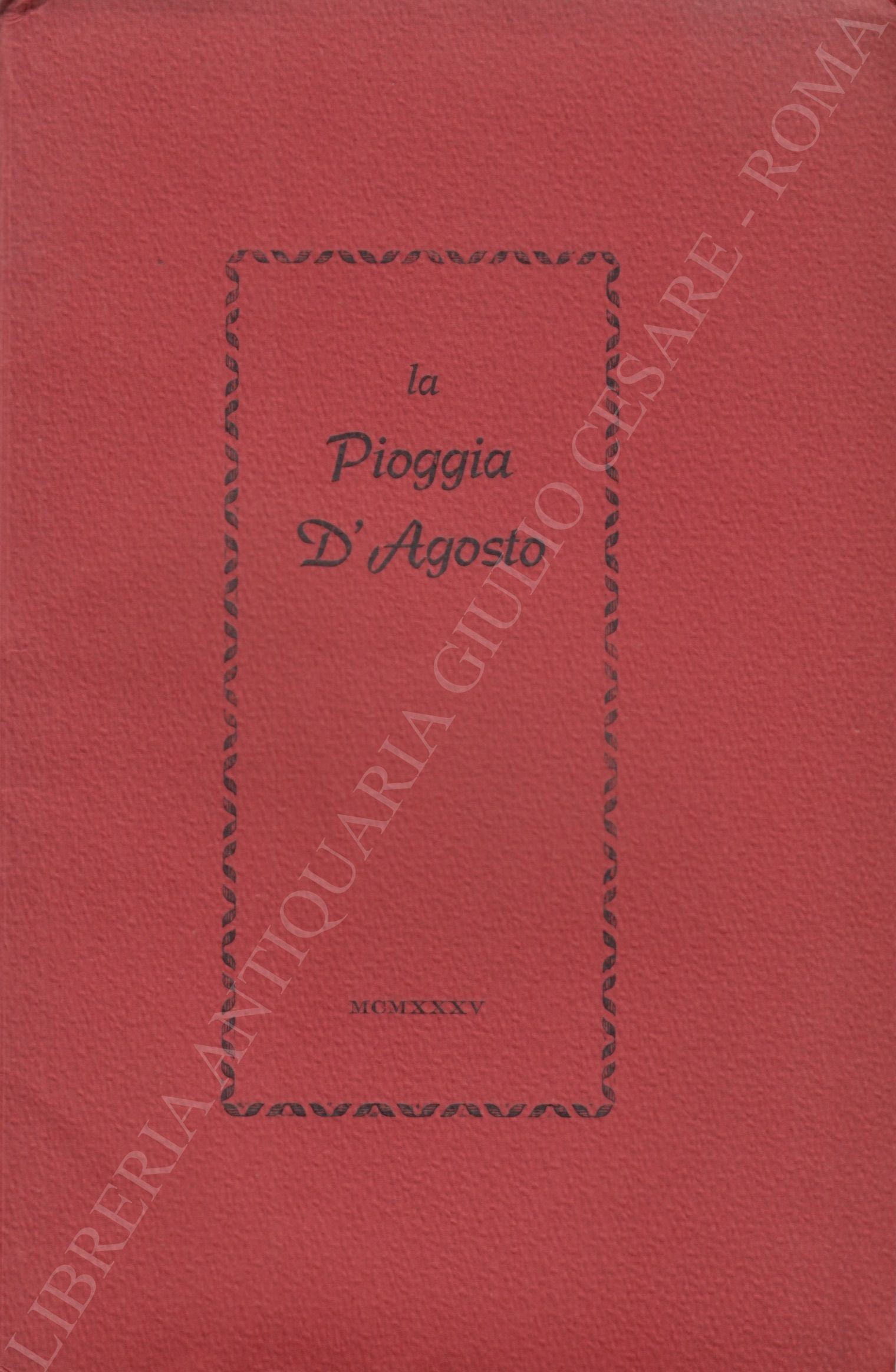 La Pioggia d'Agosto
