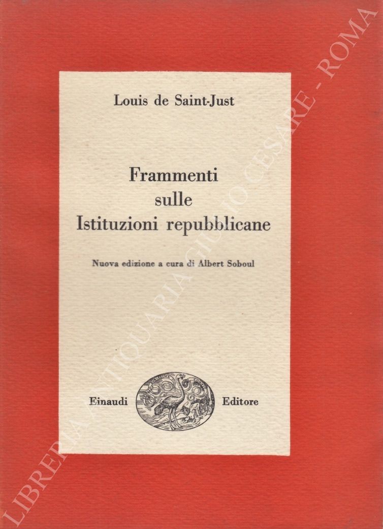 Frammenti sulle Istituzioni repubblicane