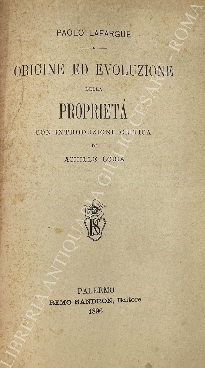 L'origine e l'evoluzione della proprietà