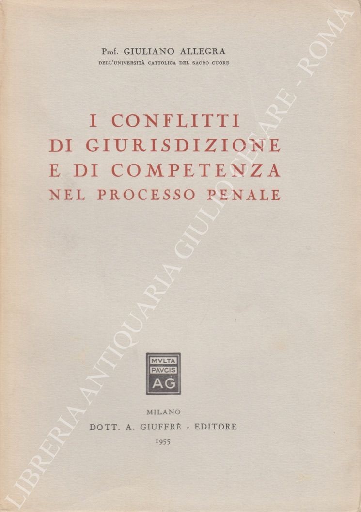 I conflitti di giurisdizione e di competenza nel processo penale