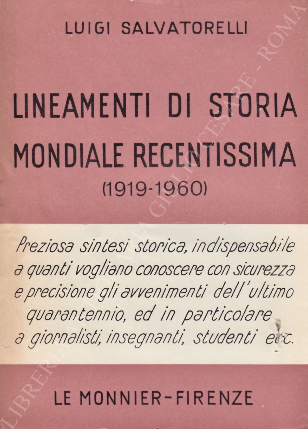 Lineamenti di storia mondiale recentissima