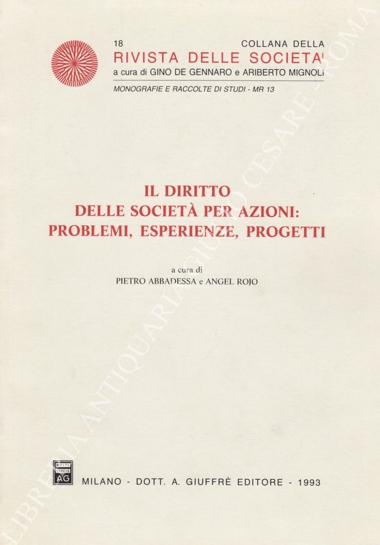 Il diritto delle società per azioni
