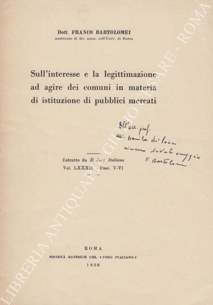 Sull'interesse e la legittimazione ad agire dei comuni