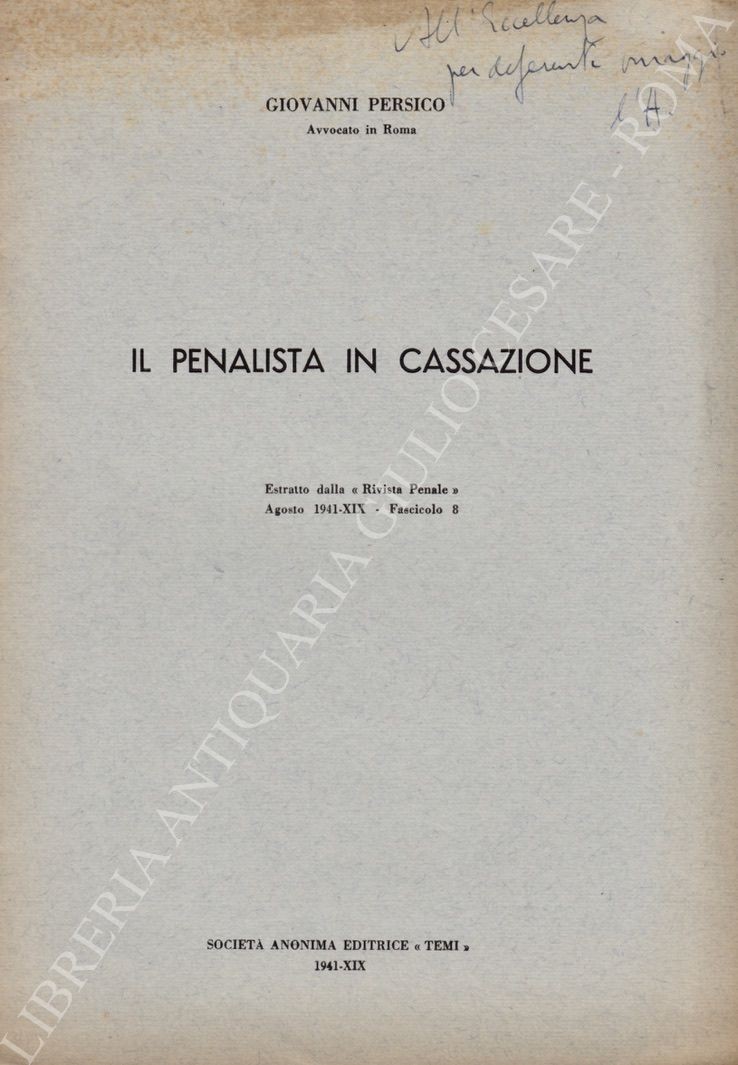 Il penalista in cassazione