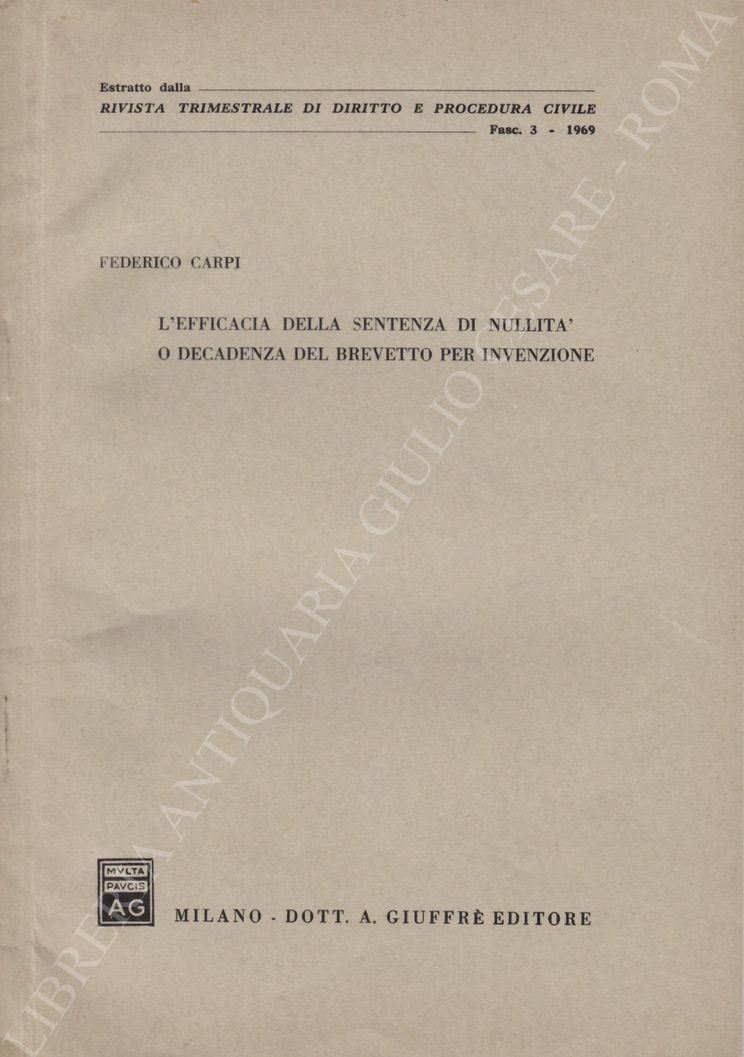 L'efficacia della sentenza di nullità