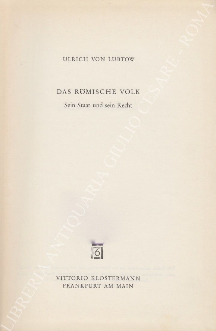 Das Romische volk