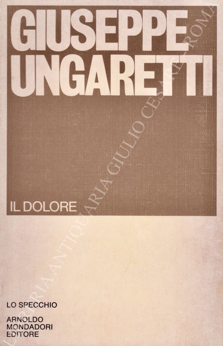 Il dolore. (1937-1946)
