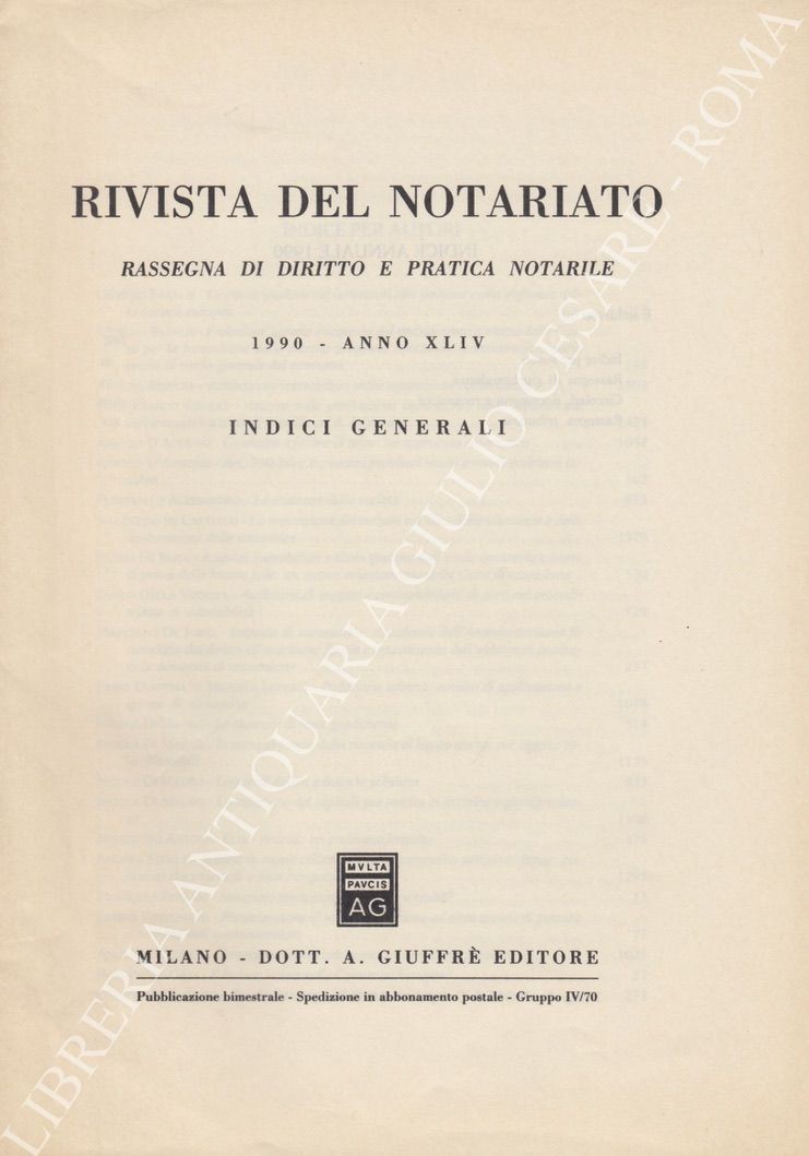 La rivista del Notariato