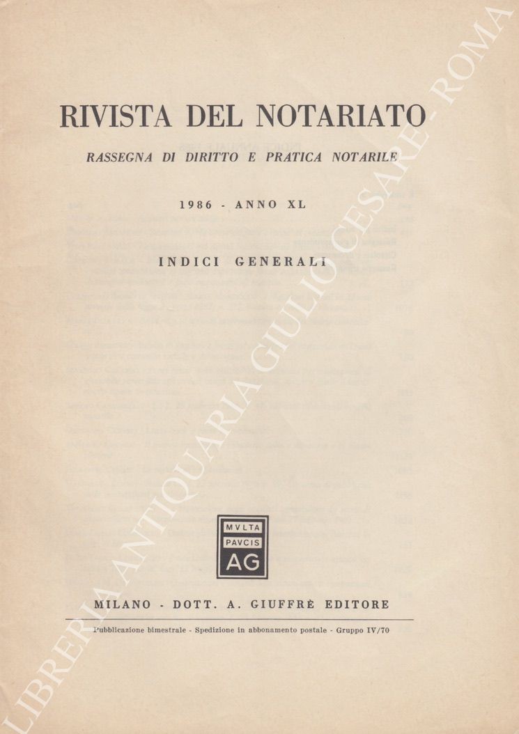 La rivista del Notariato