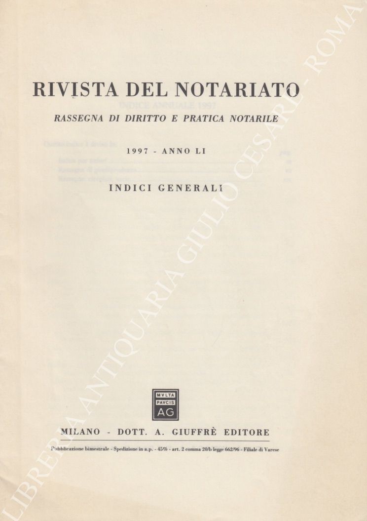La rivista del Notariato