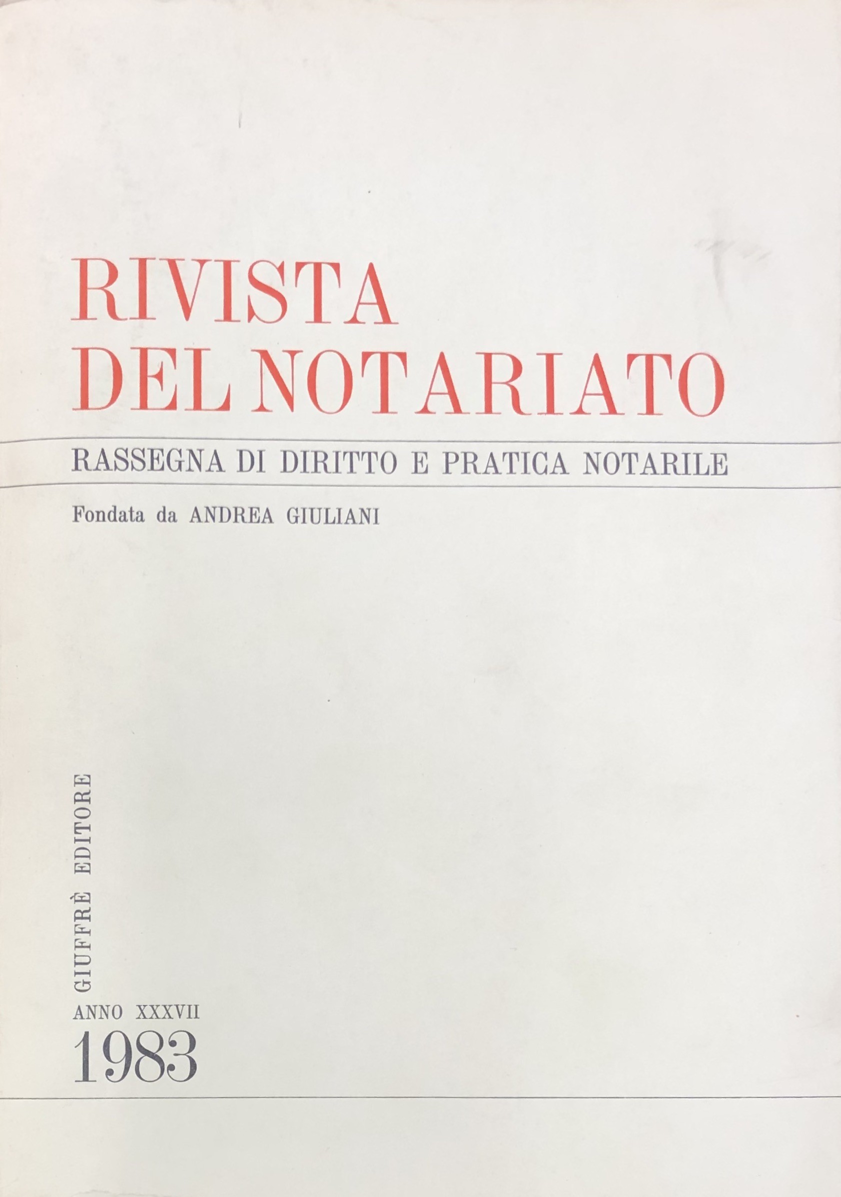 La rivista del Notariato