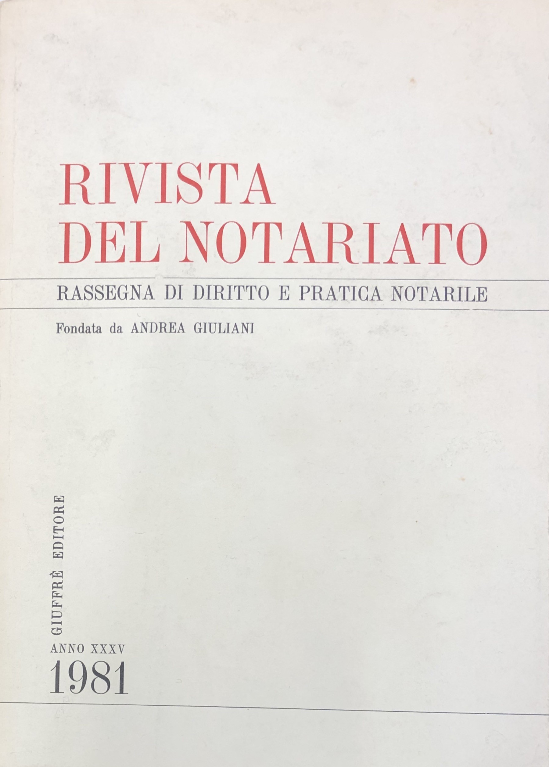 La rivista del Notariato