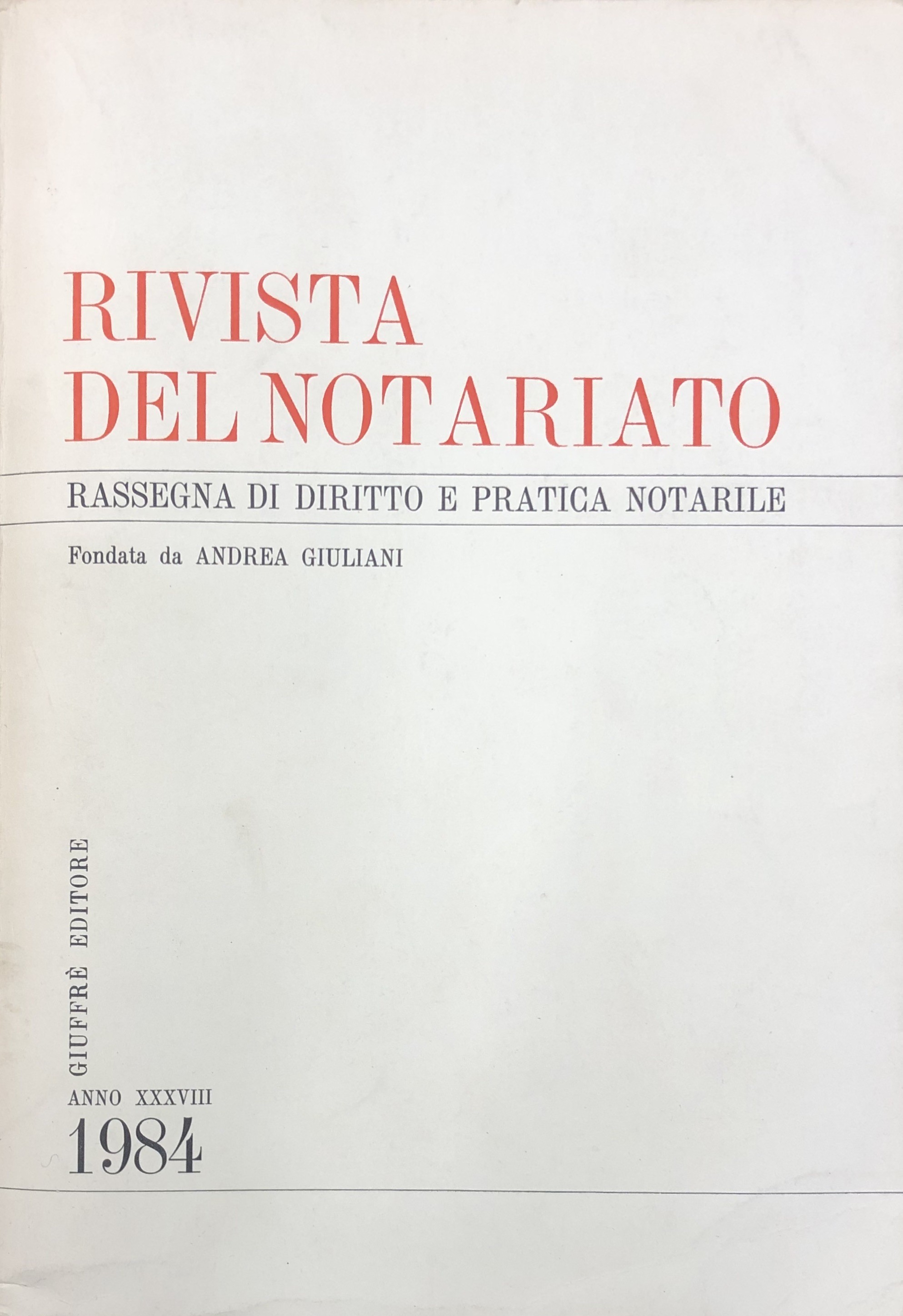 La rivista del Notariato