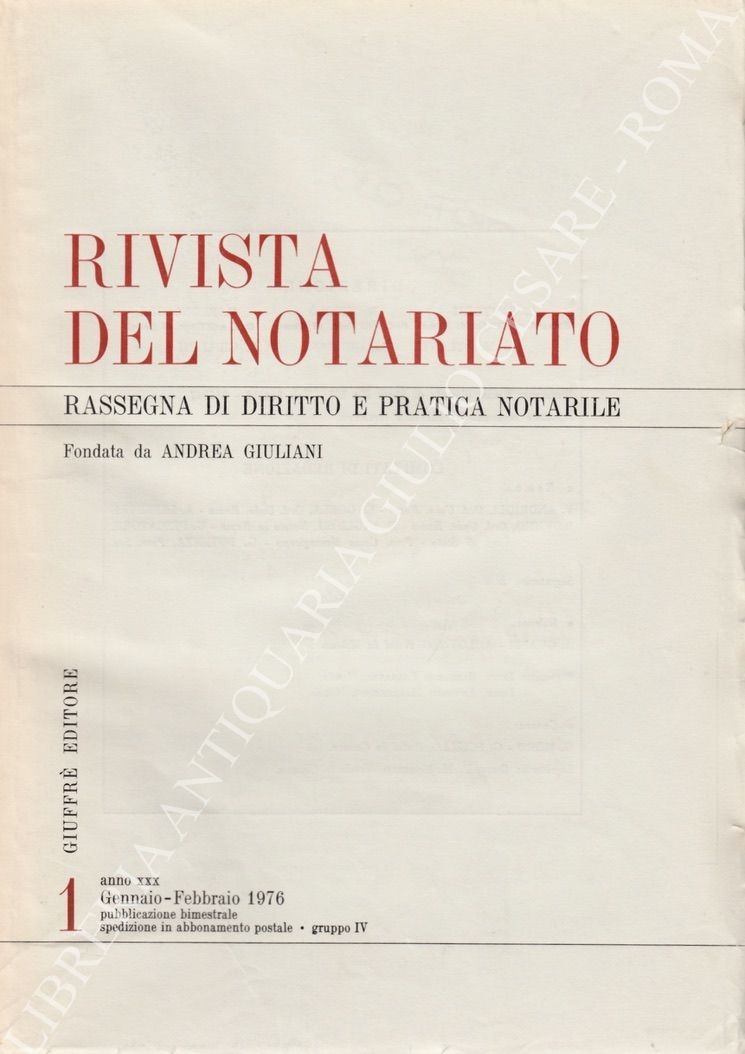 La rivista del Notariato