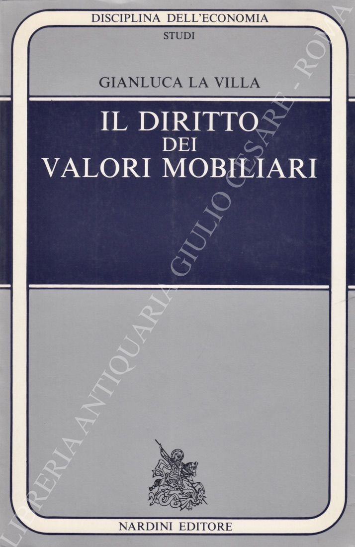 Il diritto dei valori mobiliari