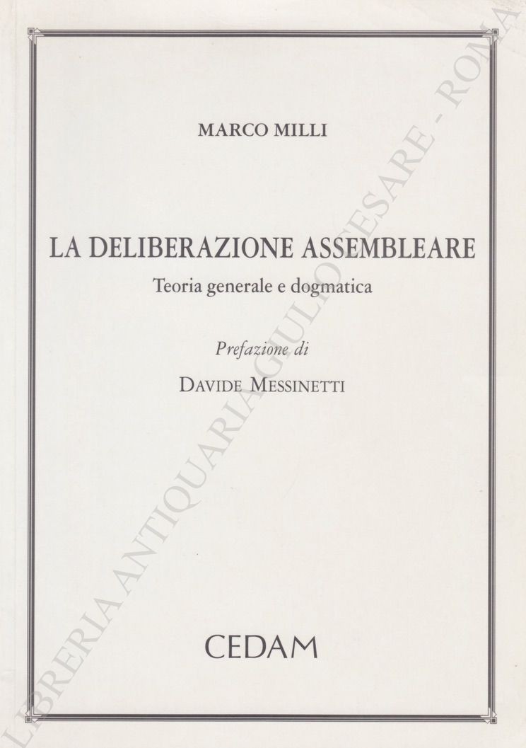 La deliberazione assembleare