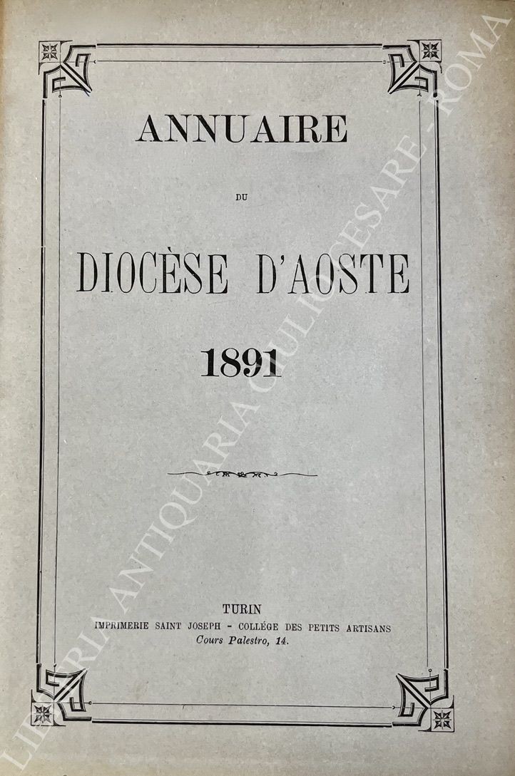 Annuaire du Diocese d'Aoste