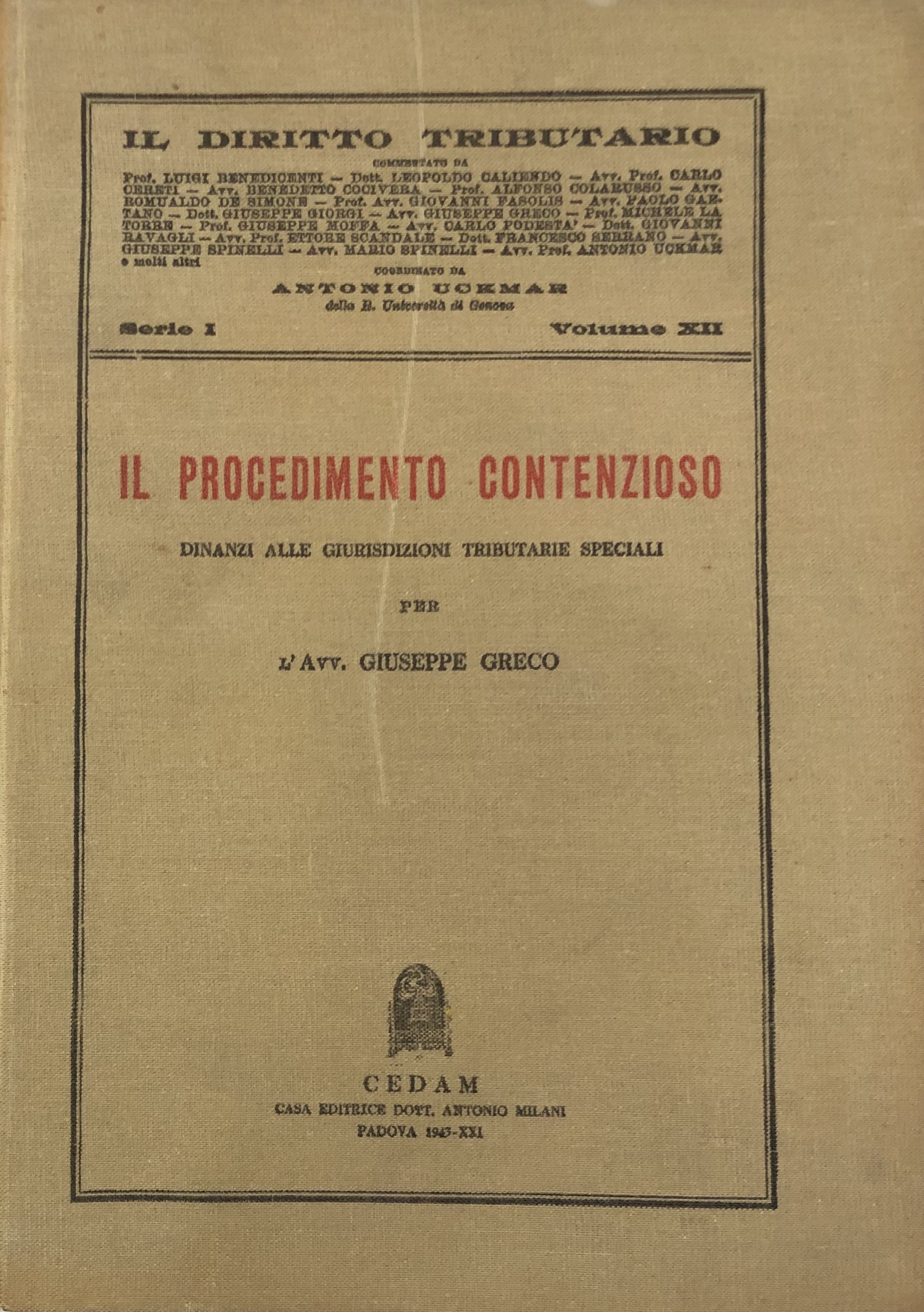 Il procedimento contenzioso
