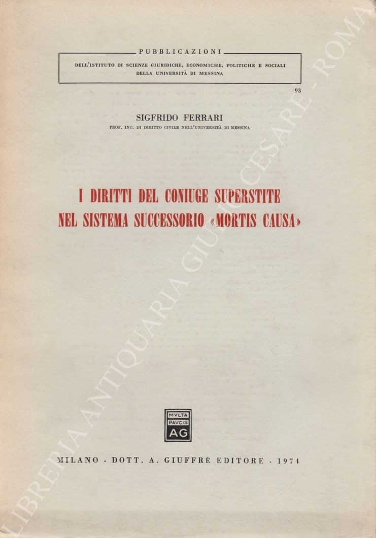 I diritti del coniuge superstite