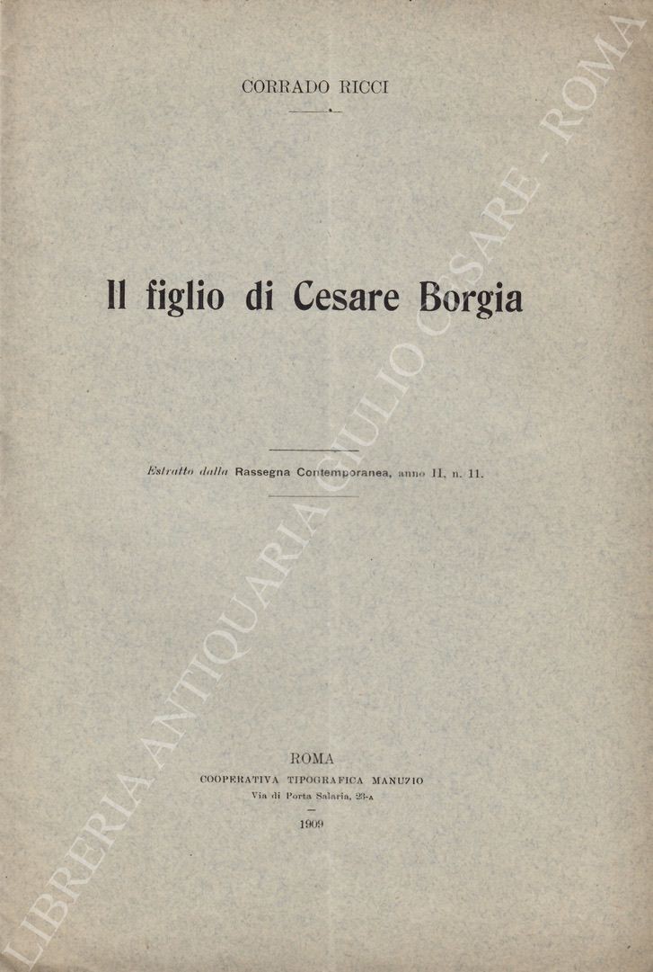 Il figlio di Cesare Borgia