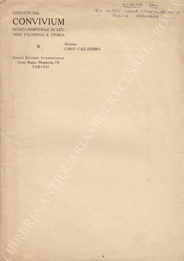 Il senso della campagna nella poesia pariniana