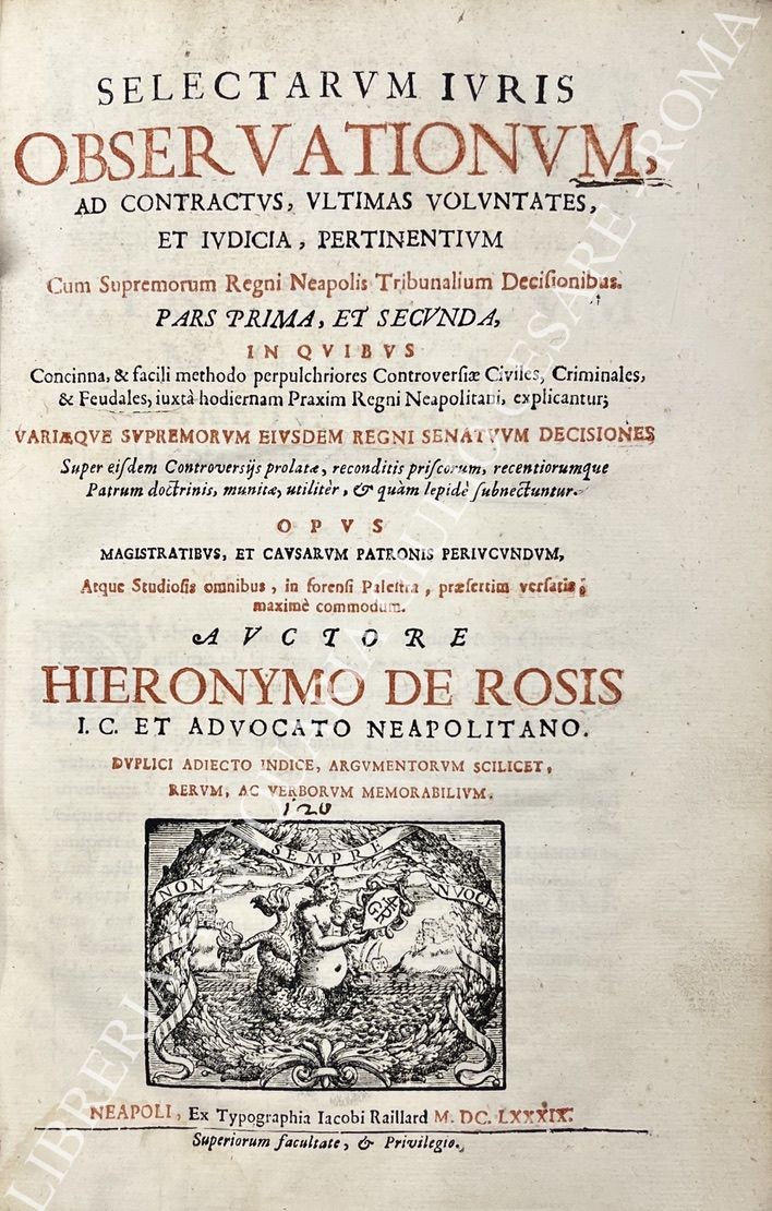 Selectarum iuris observationum