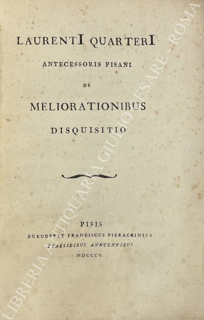 Laurenti Quarteri antecessoris pisani