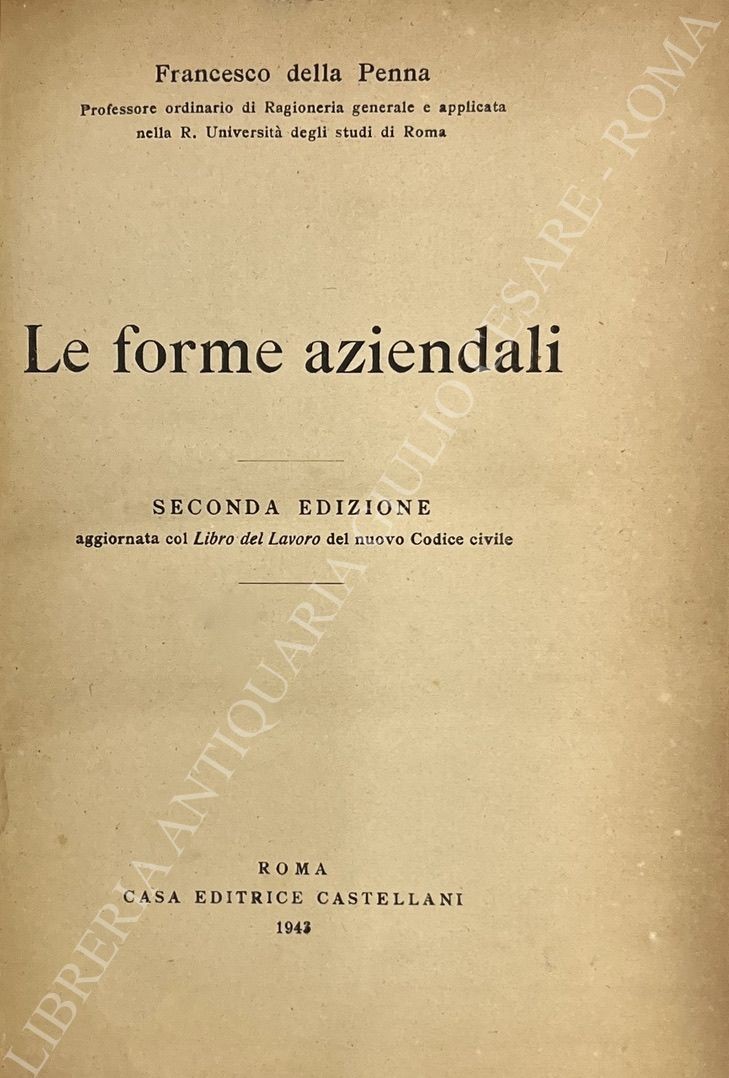 Le forme aziendali