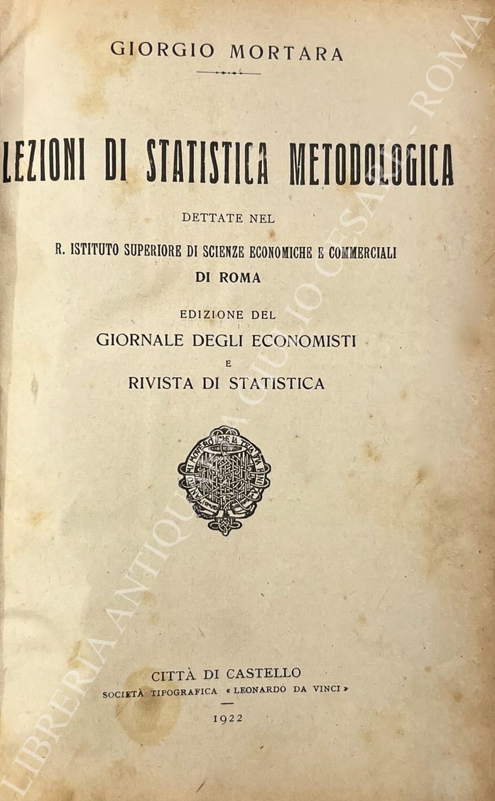 Lezioni di statistica metodologica