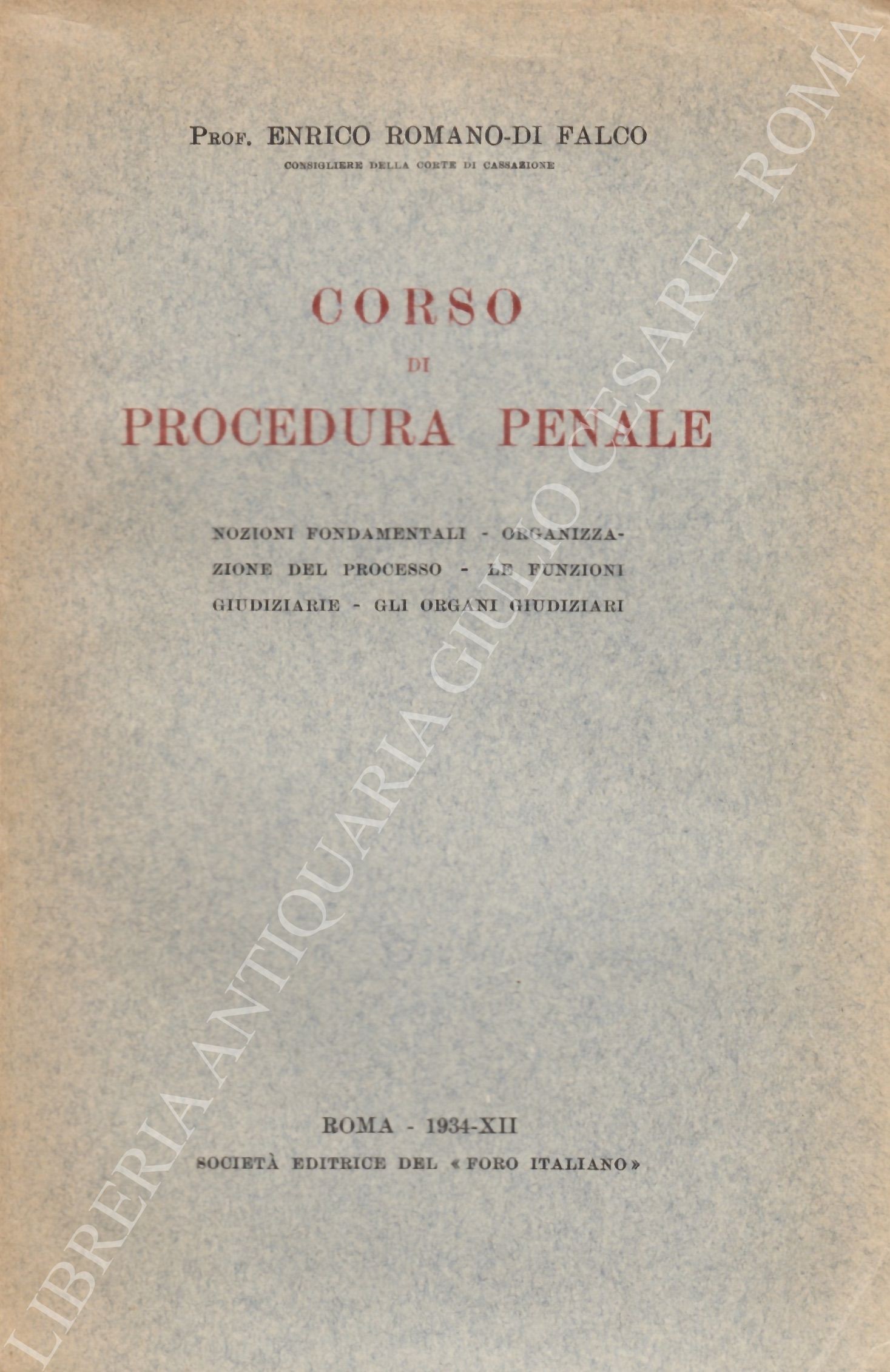Corso di procedura penale