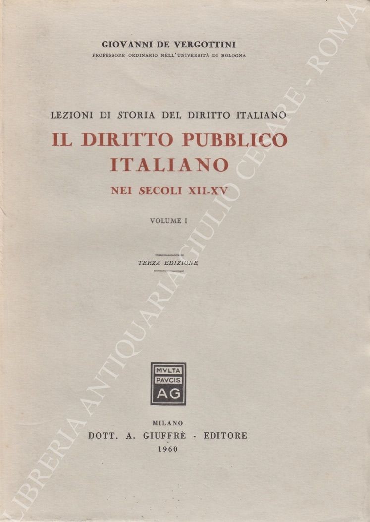 Lezioni di storia del diritto italiano
