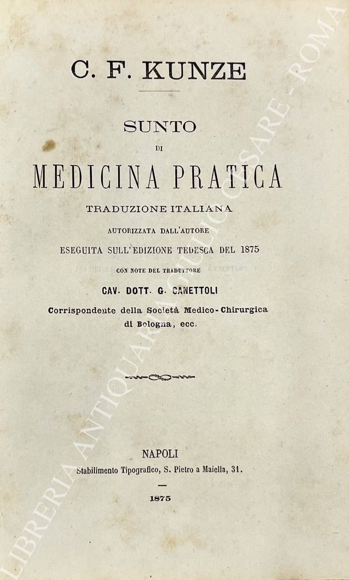 Sunto di medicina pratica