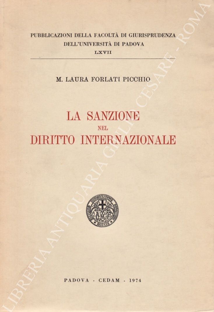 La sanzione nel diritto internazionale