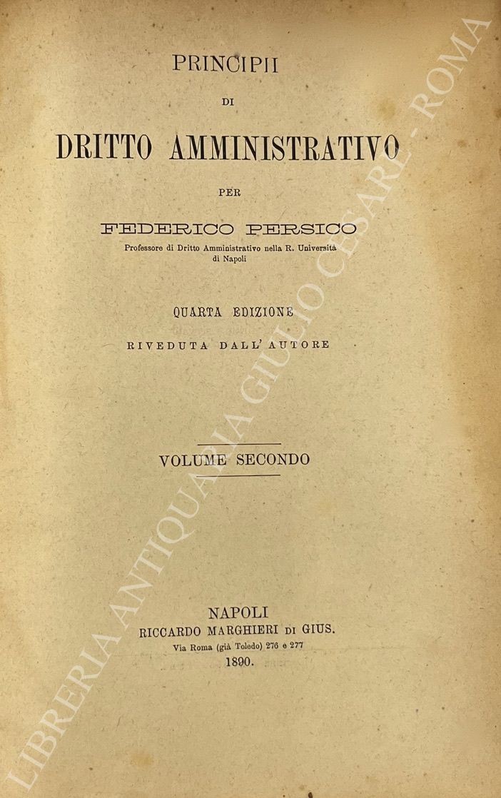 Principii di diritto amministrativo