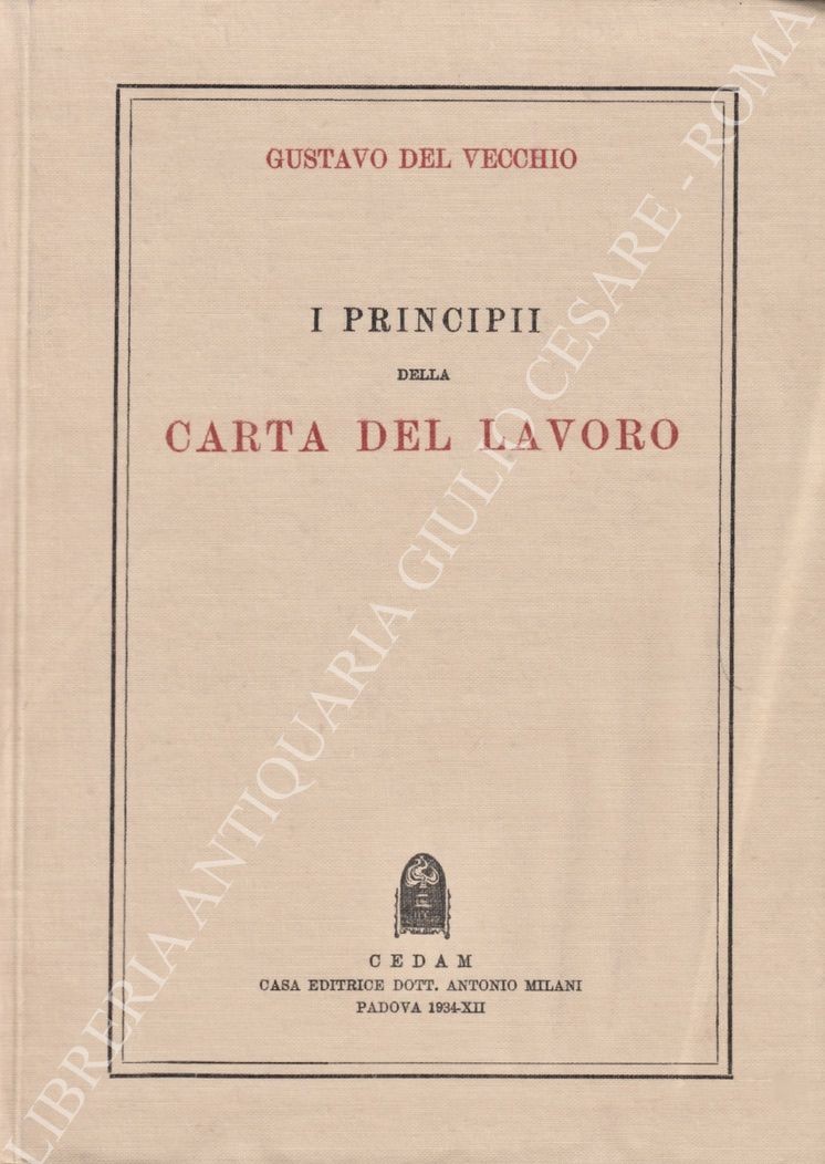 I principii della carta del lavoro