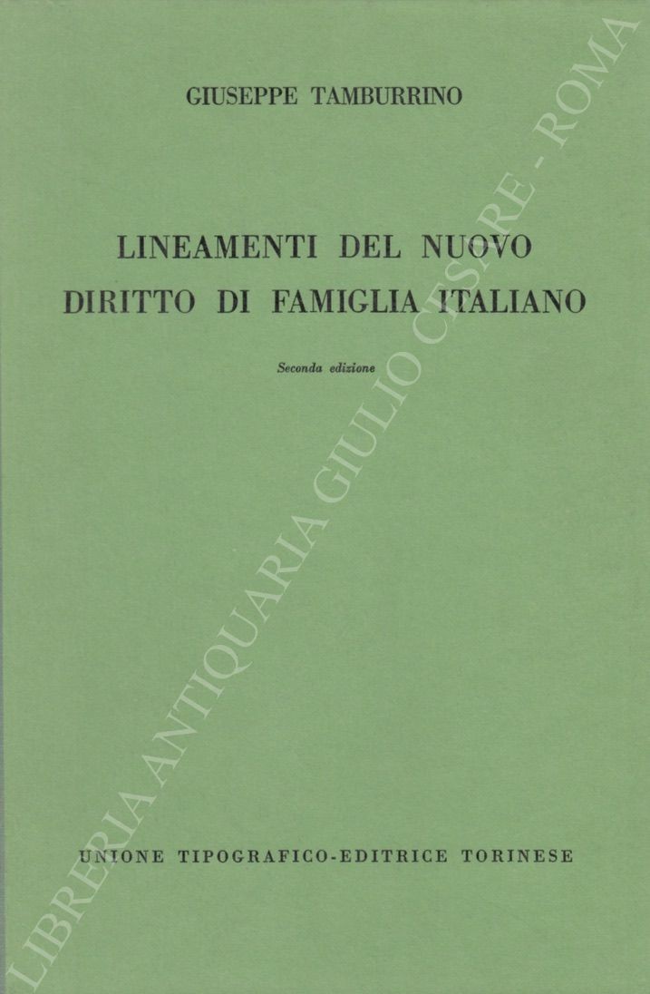 Lineamenti del nuovo diritto di famiglia italiano